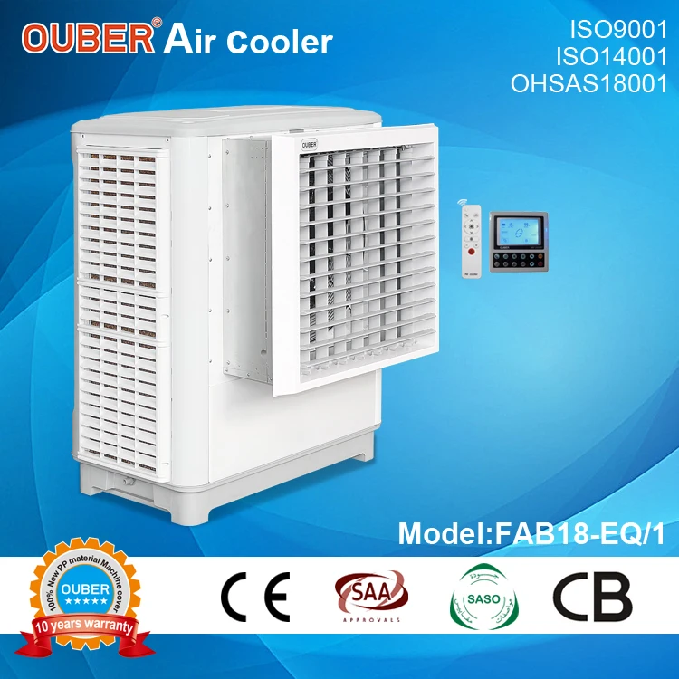 OUBER Energy Saving Window Type Evaporative Air Cooler in 18000m3/h Large Airflow FAB18-EQ/1