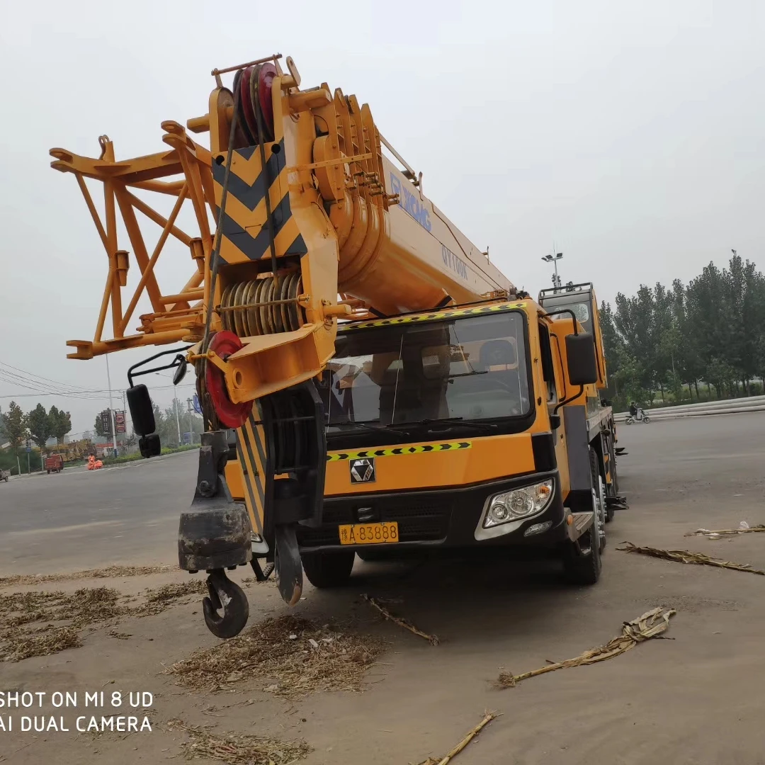 Used original 99% new XCMG 100T truck crane,used XCMG Mobile crane QY100K-II, XCMG crane