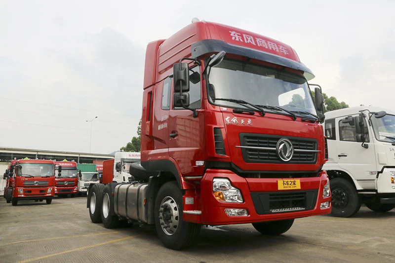 Dongfeng chassis with cabin semi trailer 6x4 tractor truck head for sale