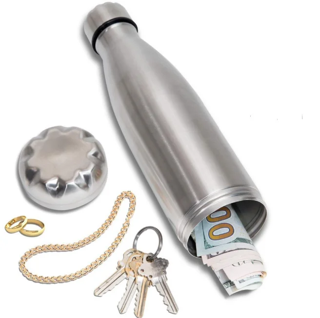 Safe Bottle Insulated Sports Water Bottle Stainless Steel Water Bottles with Storage Components
