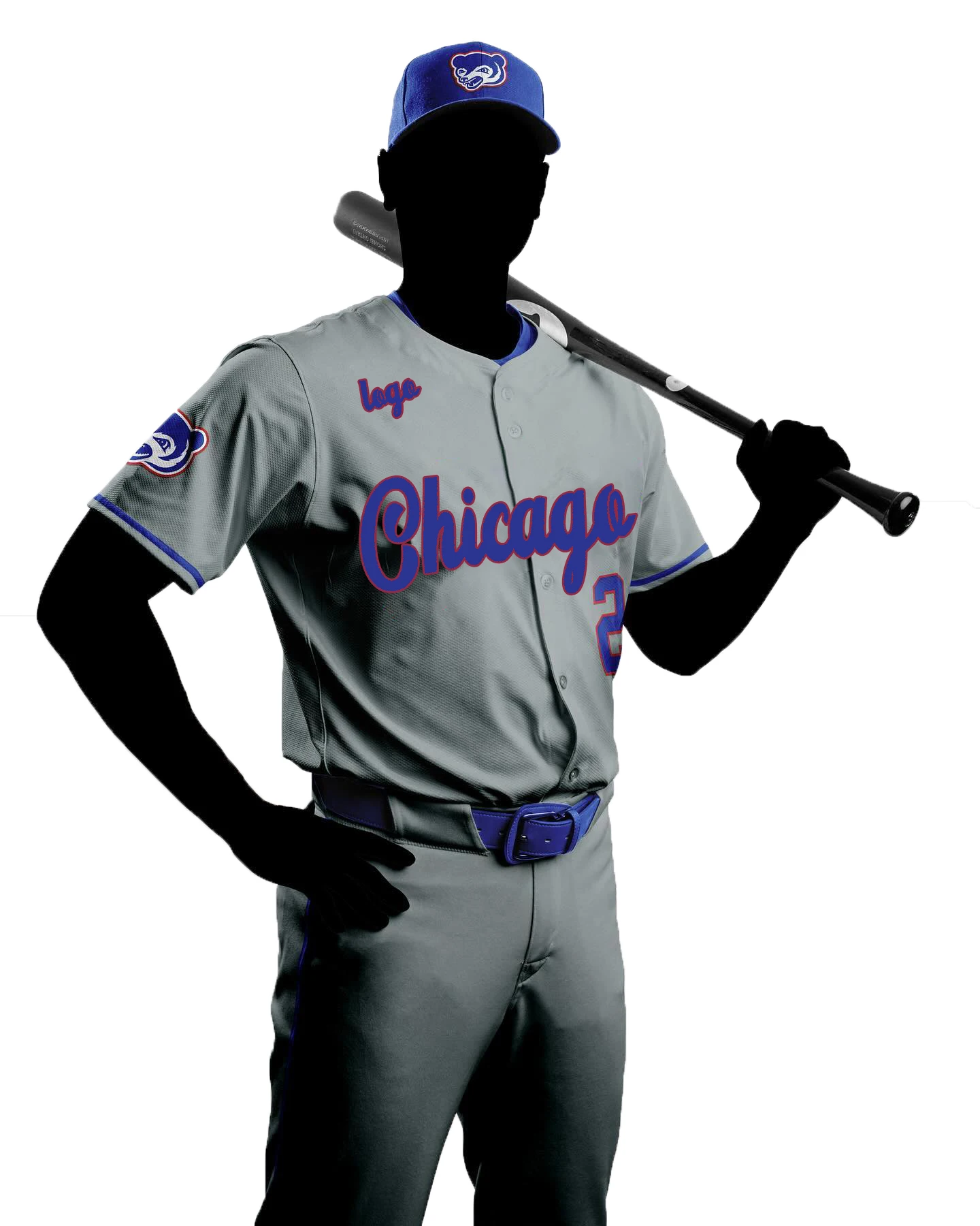Oem Custom Logo Breathable Baseball Jersey Retro Sublimation Contest Stripe Saber Toothed Tiger Player Baseball Jersey