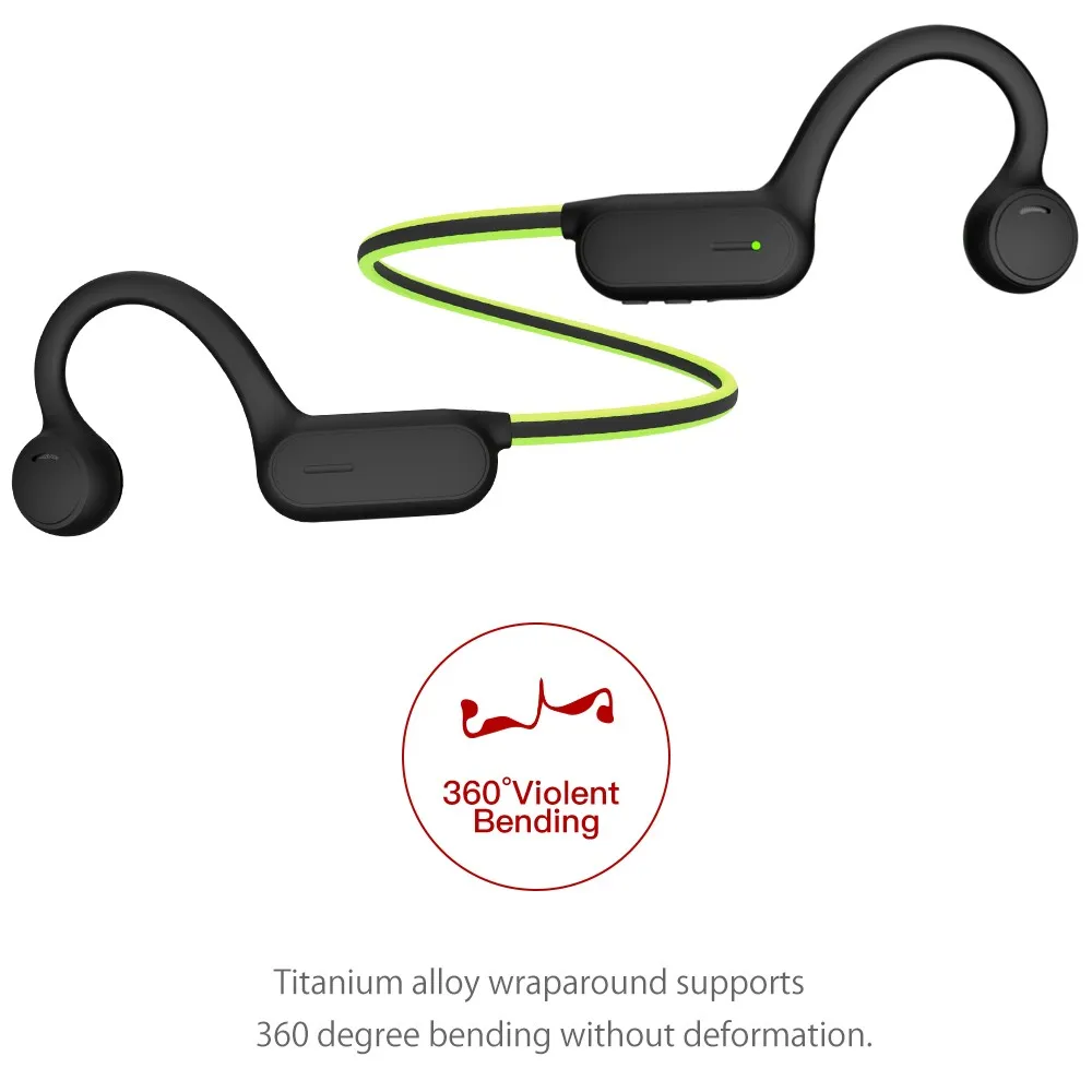 Factory Direct Sales Sports Wireless Open-Ear Bone Conduction Headphones Air Conduction TWS Wireless Headphones