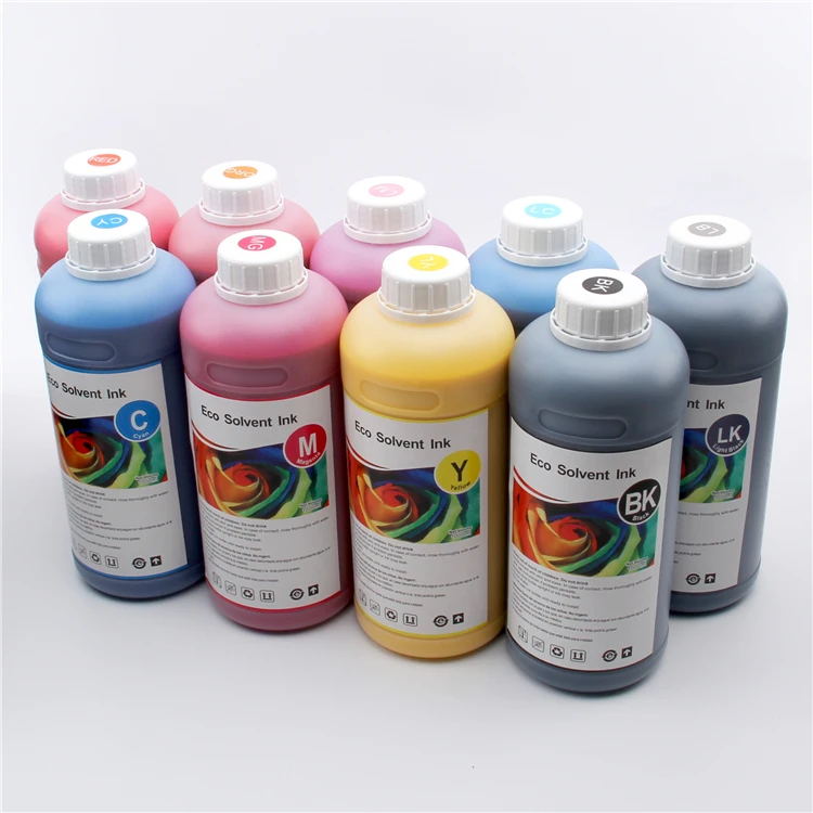 Экологически растворимые чернила для принтера mimaki jv3 jv33 130 jv150-160 cjv150 с головкой dx5 ss21 холста полиэстер рекламные баннеры