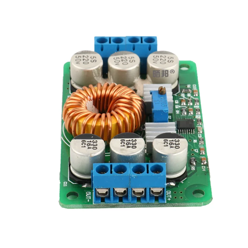 16-40V input 1-12V output DC-DC Step-down module   6A Synchronous rectifying power board