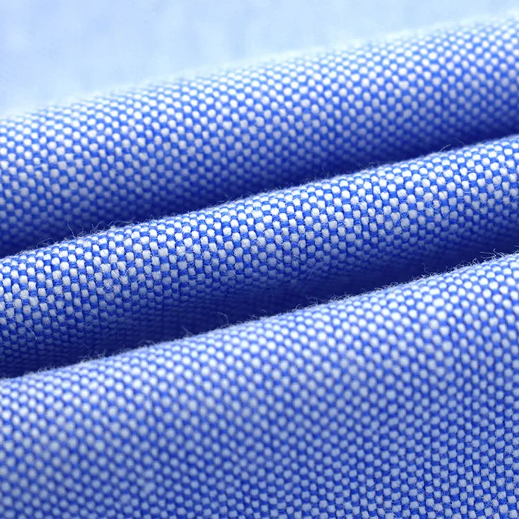 Waterproof Anti-Mildew 100D Polyester Cotton shirt Fabric Material CVC Oxford Fabric