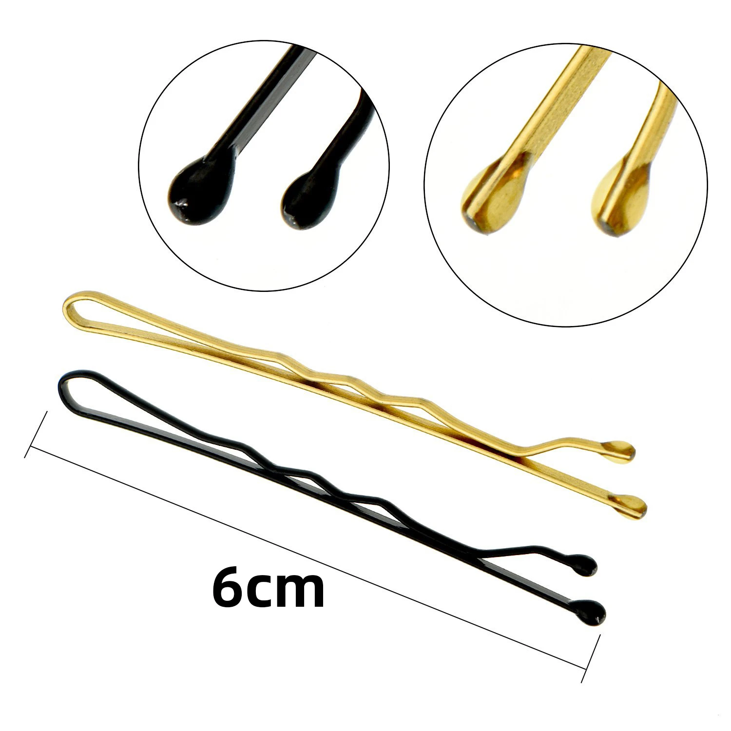 100pcs U Shaped Hair Pins Kit Hair Clips Bobby Pins Hair Clips for Women Girls and Hairdressing Salon