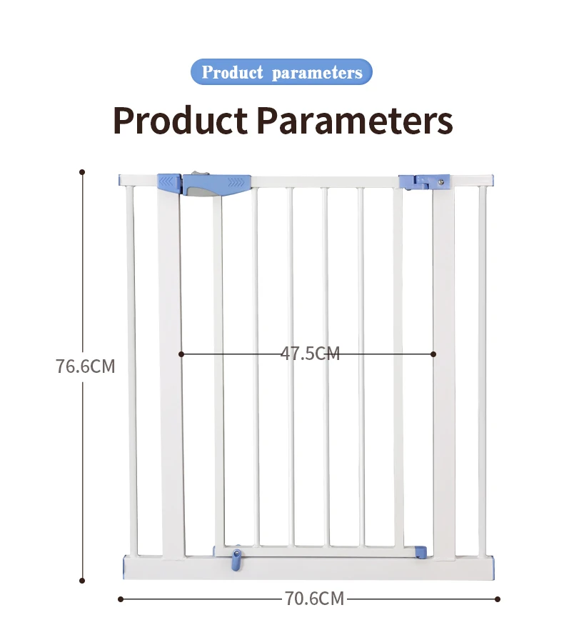 Probebi SG005 metal baby safety door stair gates baby safety gate for child and kid