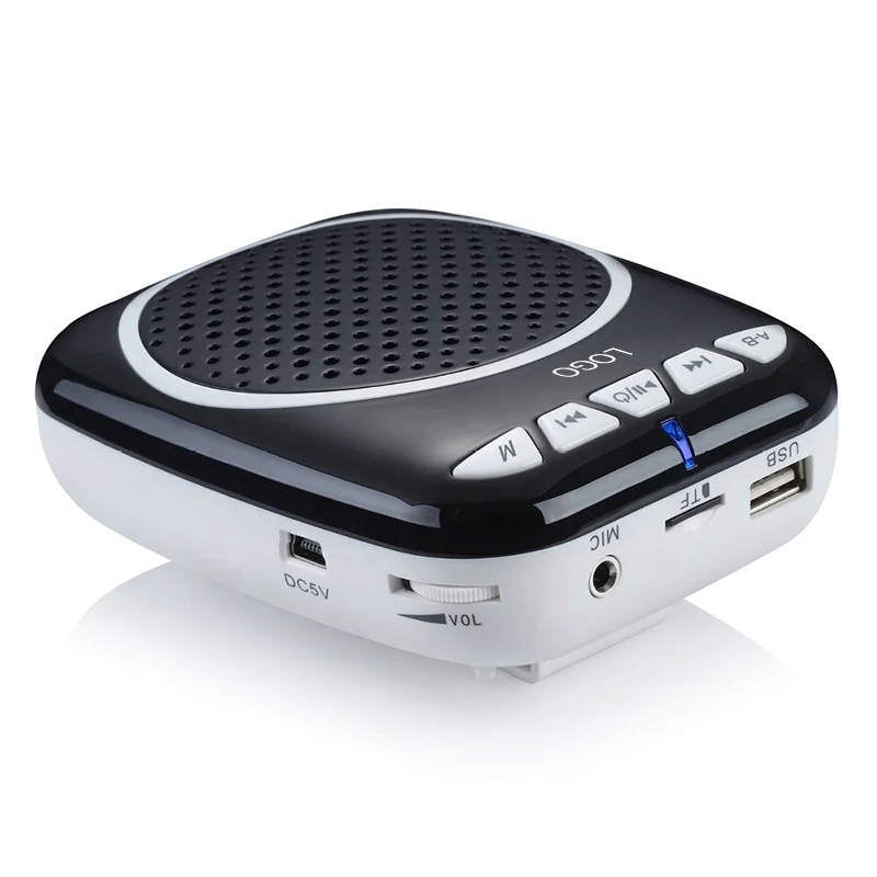 Voice Amplifier With Wired Microphone Portable Rechargeable Personal Ultralight Mini Audio Speaker For Teachers