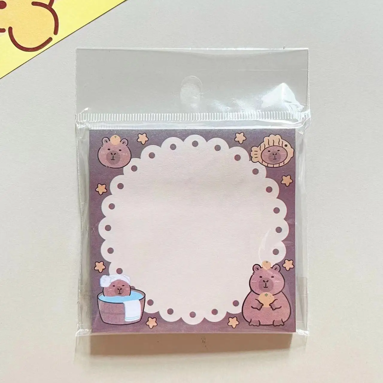 kawaii Sticky note creative wholesale cheap price cute stationery sticker DIY cute capybara cartoon sticky note
