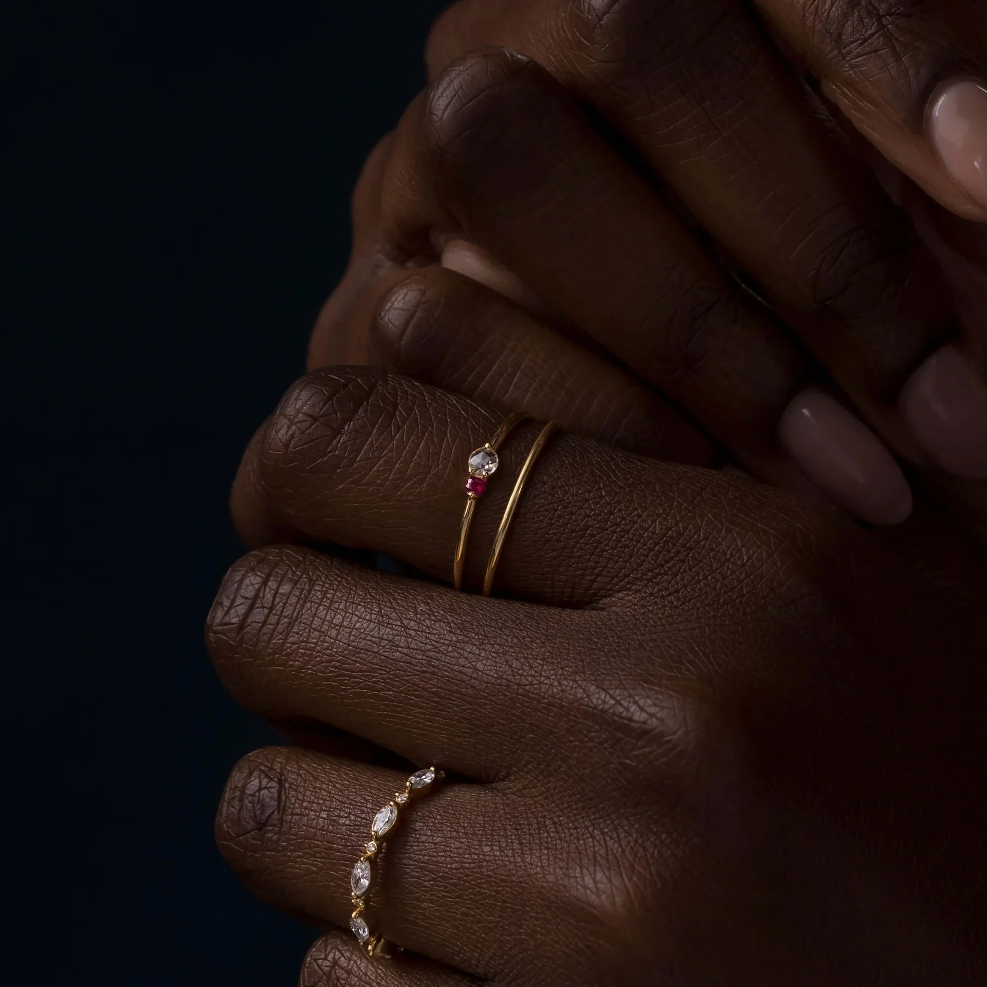 Original 925 Sterling Silver Jewelry Bulk Diamond Birthstone Stacking Ring For Girl