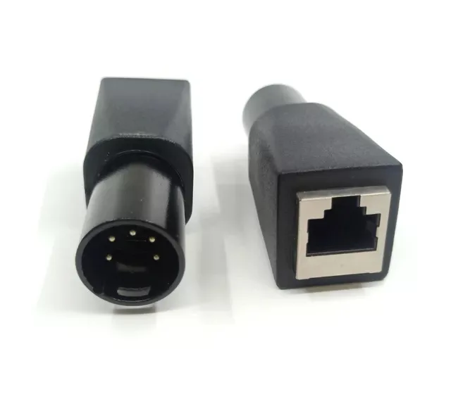 Factory price  DMX 5P female to RJ45 female adapter for sale