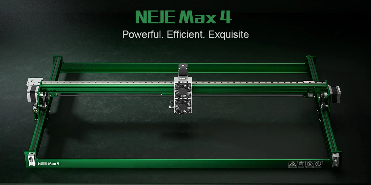 New Design Acrylic Wood Leather Textile Laser Cutter MAX 4 E40 750 X 460mm Laser Cutting Machine for Windows Mac IOS