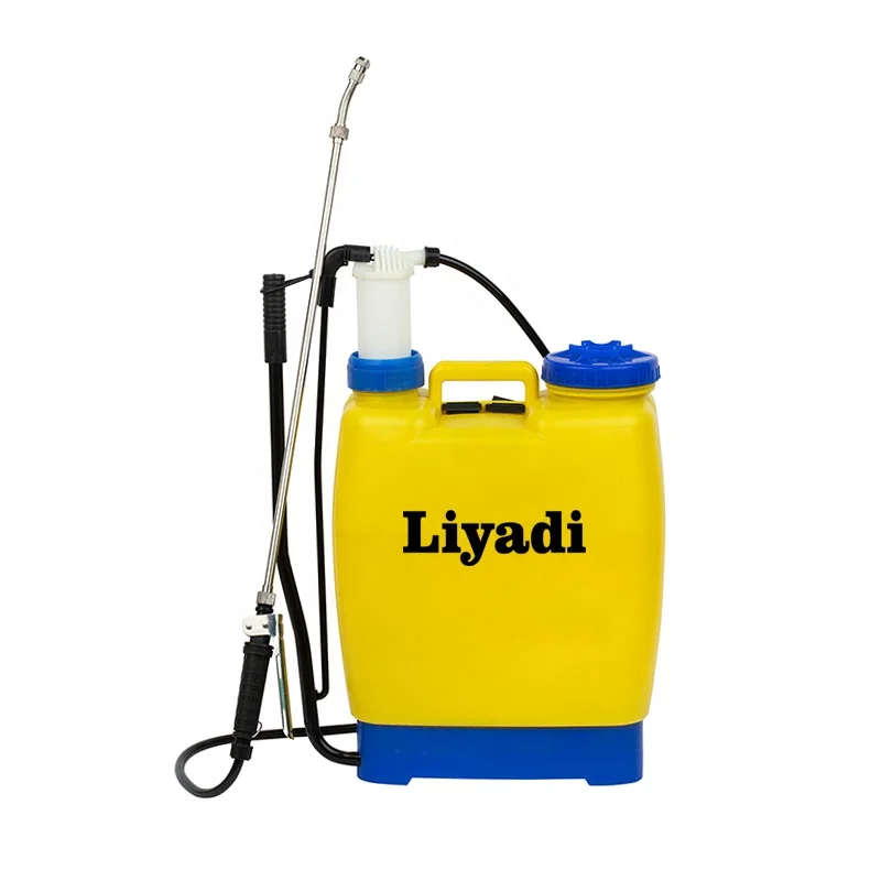 Agriculture Hand Manual Knapsack PE Plastic Power Pump Garden Fertilizer Sprayer