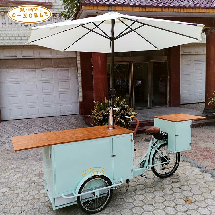 Stylish beer bicycle beer bike Multifunctional mobile fast food car