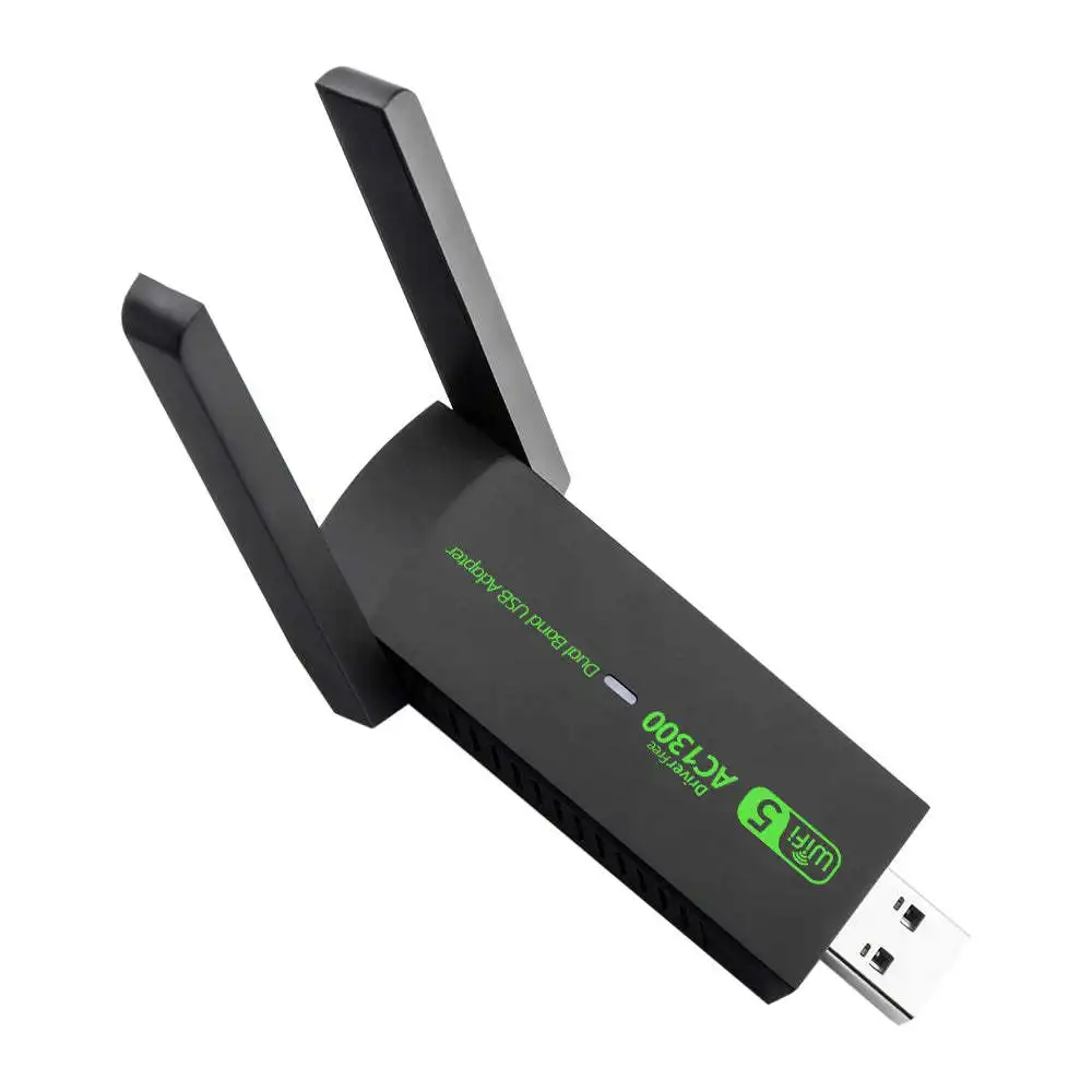 RTL8812 беспроводная сетевая карта 1300 Мбит/с Wi-Fi Ethernet Бесплатный драйвер 802.11ac/b/g/n Usb WiFi Dongle