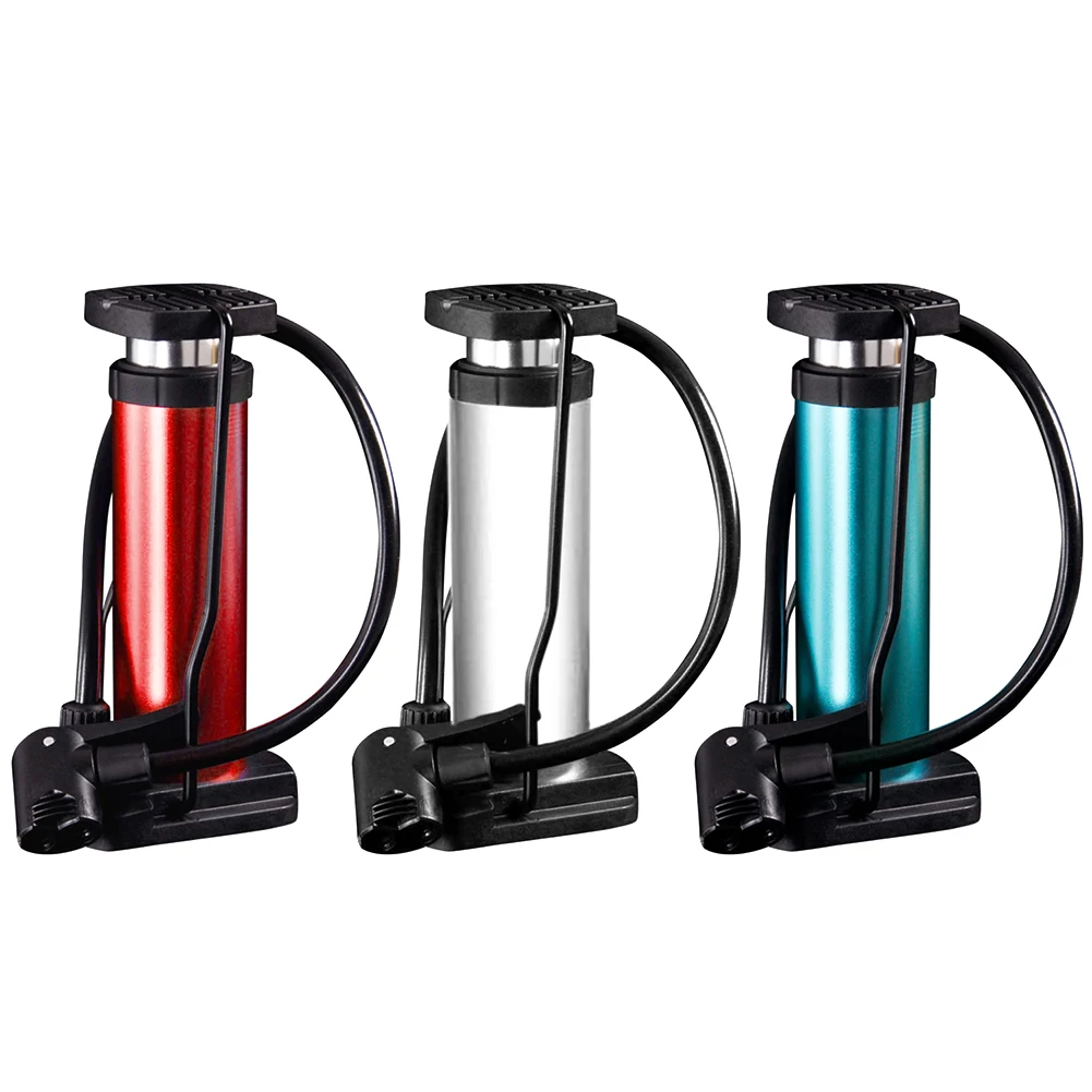 Mini Air Pump Foot Inflatable Compressor For Car Motorcycle Bike Tire 140 Psi High Pressure Foot Inflator With Pressure Gauge