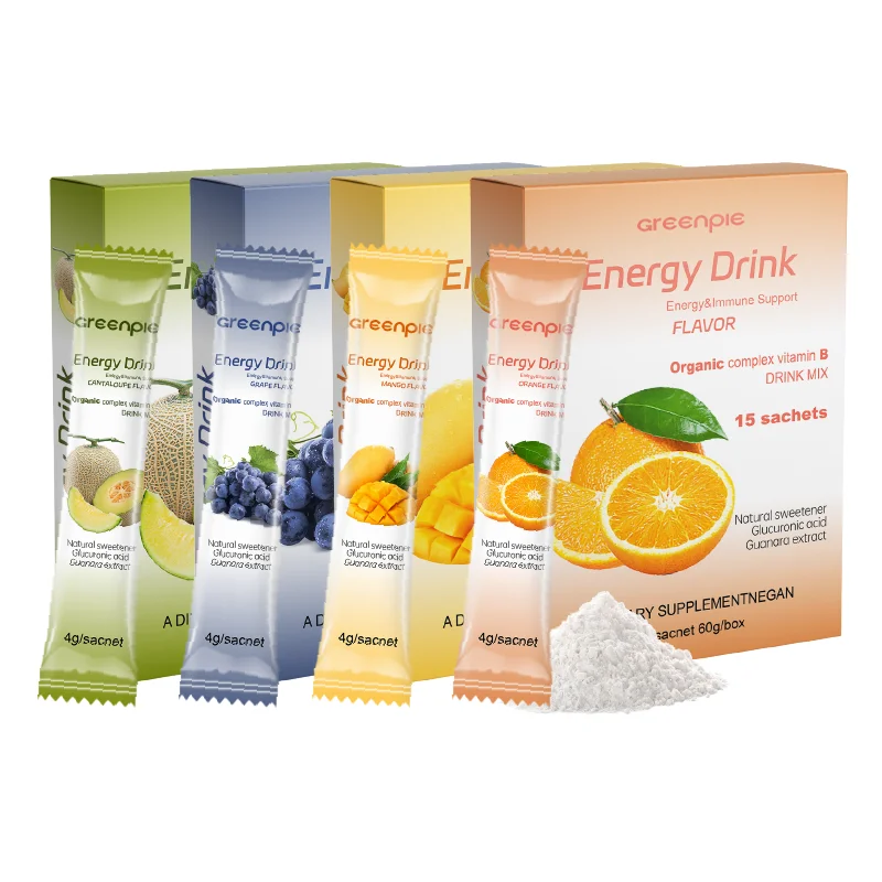 Greenpie 4-in-1 sport drink pre post workout multivitamin electrolyte performance supplement drink