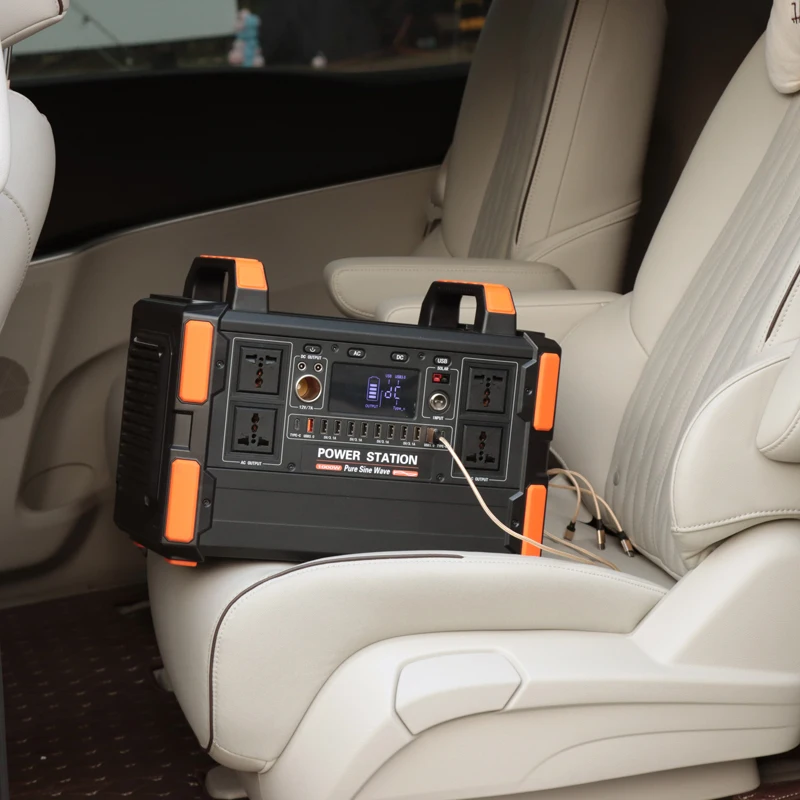 lifepo4 powerstation 500w 1000w 1000 watt 2000w 1048000mAh Camping Solar Panel System Rechargeable Portable Power Station