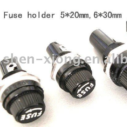 5*20mm  glass fuse holder