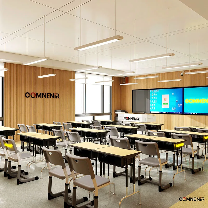 Custom Factory One-Stop Purchase New Style School Furniture Metal School Desk and Chair Living Room Home Office or Hospital use