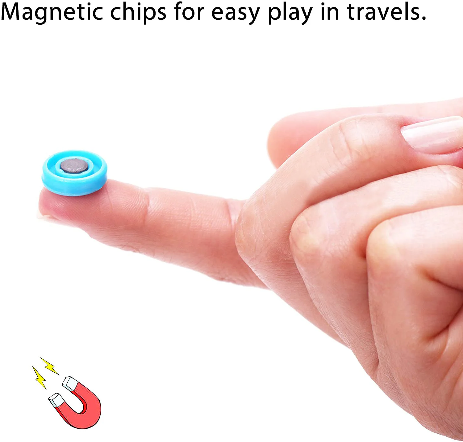 Travel Magnetic Game With Folding Board chess Checker Ludo Playing Card