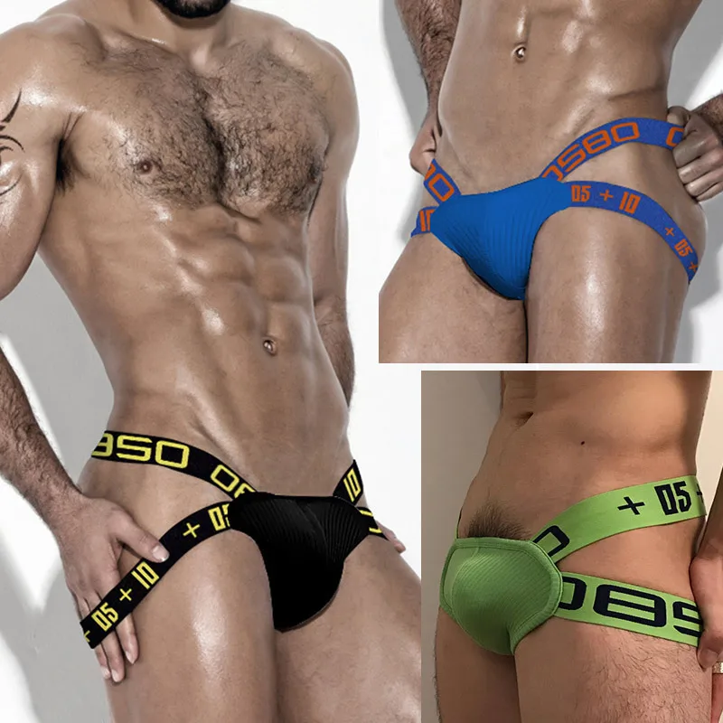In stock Sexy low waist male panties Solid color Men underwear wholesale hot sale best price trendy sex youth thong