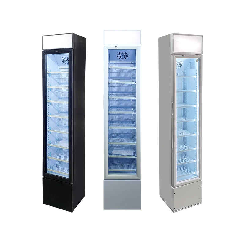 Meisda SC105B 105L коммерческий тонкий дисплей холодильник с деревянной