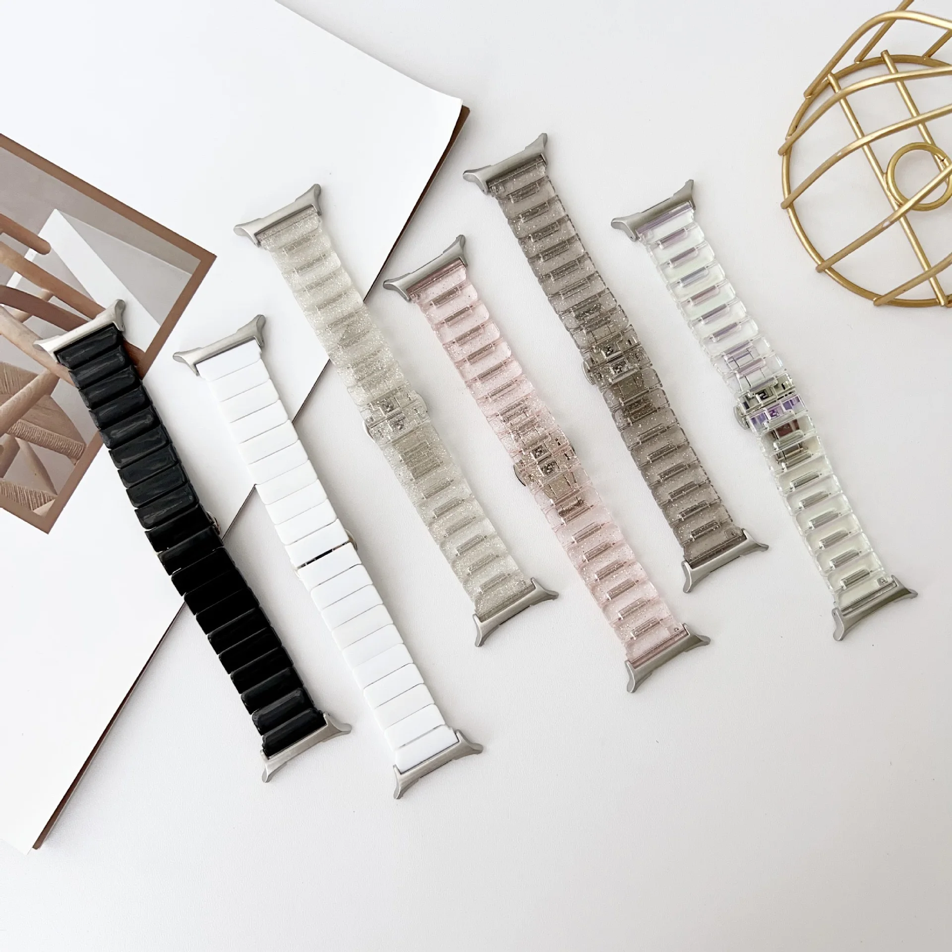 Glitter One-Piece Dazzling Watch Strap For Samsung Galaxy Watch Ultra 47mm Watch Band