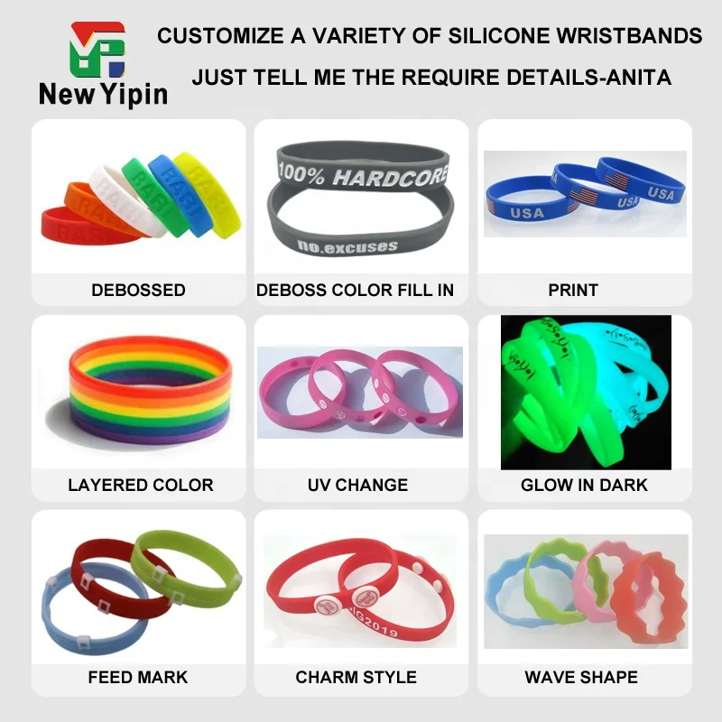 Color change under sun UV sensitive funny silicone wristband bracelet reflective rubber silicon wristband custom