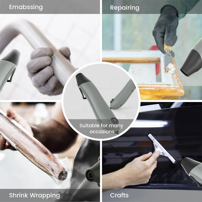 SmileTools US Plug 110V Heat Gun Mini DIY Hot Air Shrink Tool Multi Function Electrical Craft