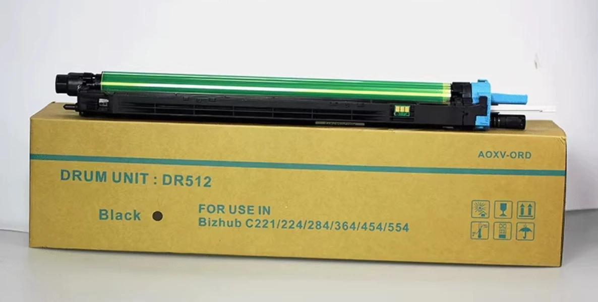 Высококачественный барабанный блок для Konica Minolta C221 C224 C284 C364 C454 C554 DR-512