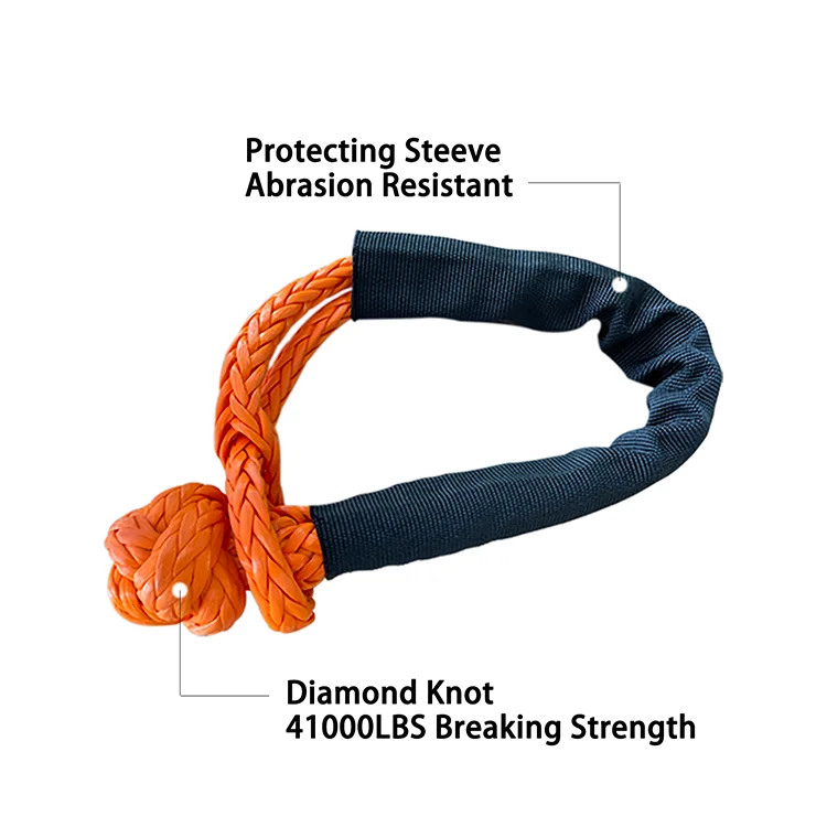 XSTRAP Synthetic Winch Soft Shackle Off Road Recovery Rope 4x4 atv