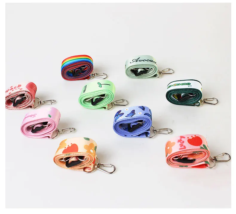 
2 IN 1 Detachable Buckle Little Daisy Lanyard Mobile Phone Rope ID Card Mobile Phone Sling of Hangtag Halter Key Chain Lanyard 