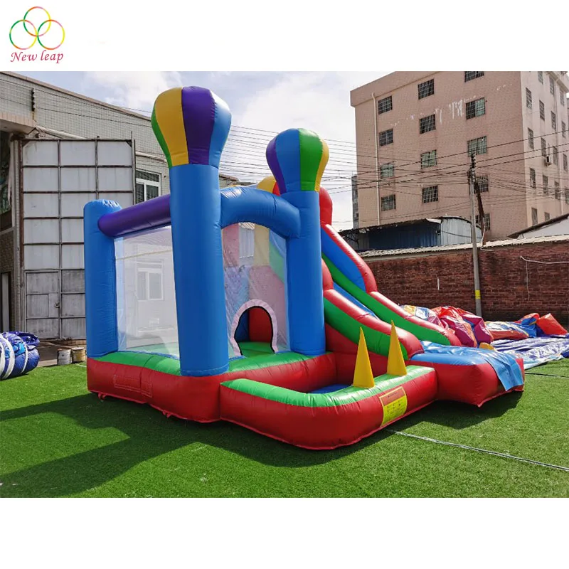 commercial bounce inflatable castle combo slide pool water jumper for kids