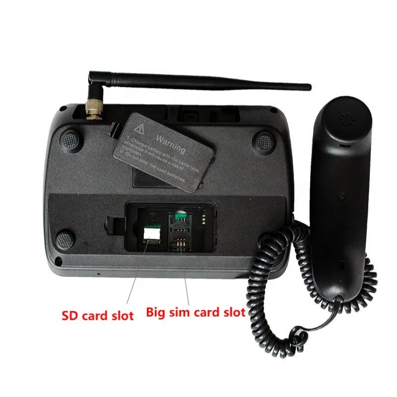 4G Wifi Support Volte Sip Lte Smart Cordless Fixed Wireless Phone Cordless Desktop Phone
