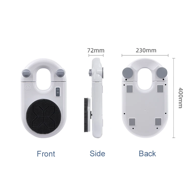 Personal care Rechargeable electric body back cleaning brush Electric rotating shower brush