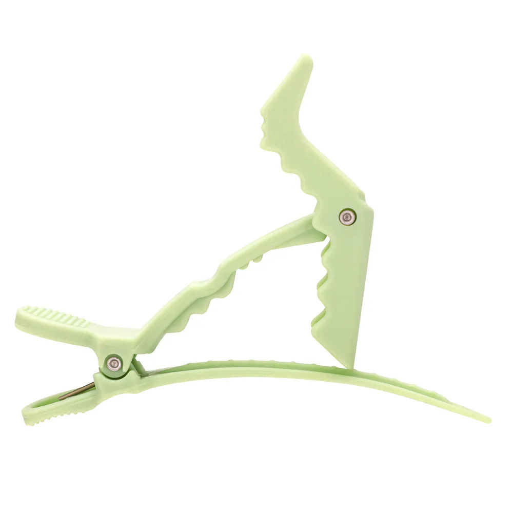 6Pcs Hairstyling Clipper Tool Alligator Hair Clip Hairdressing Hairpin Ladies Plastic Clamps