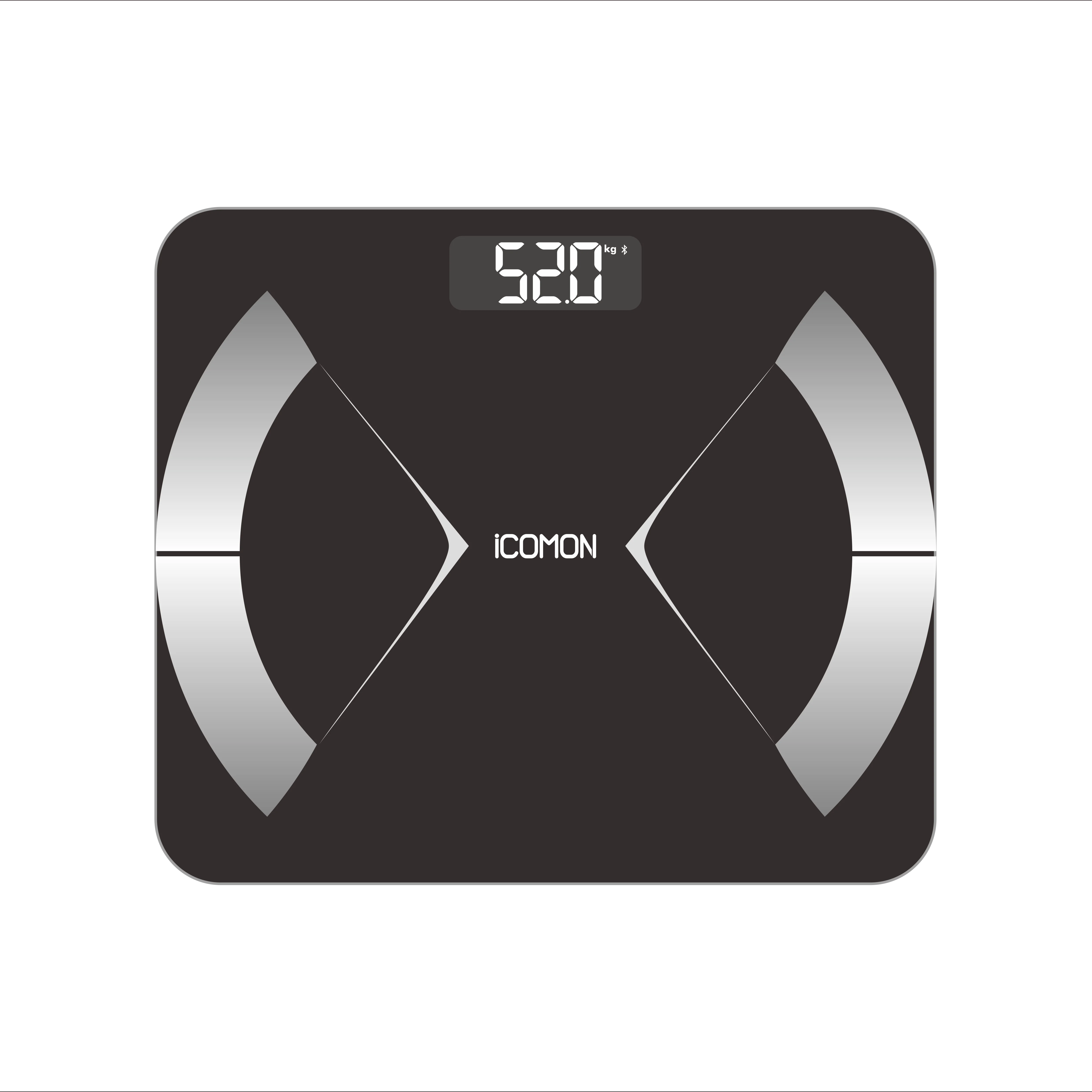  Stock Smart Free App Body Scale Elegant Design Electronic Fat Monitor BMI for