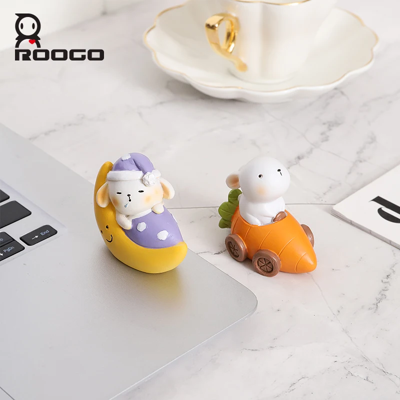 Roogo Annie Rabbit Resin Figurines Home And Desktop Decor Lovely Rabbit Design Great Present For Friends