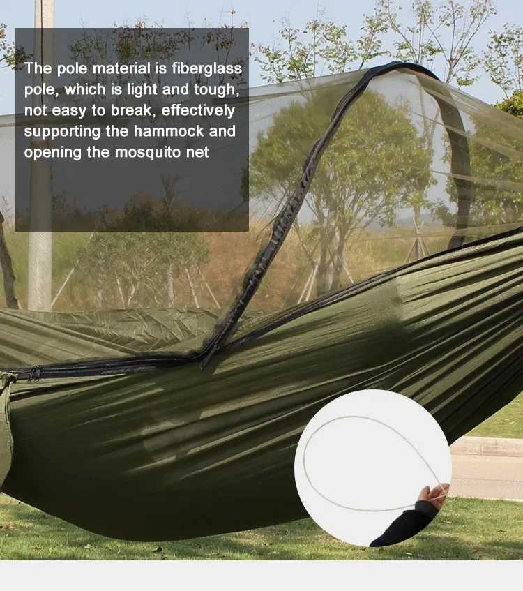 Good Quality 3 in 1 Waterproof and Portable Camping Hammocks Bed Outdoor Camping Furnitures Folding Camping Bed