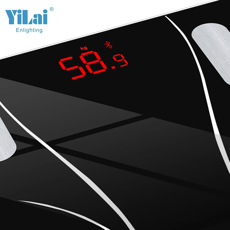 High Quality Glass bathroom Electronic Digital Body Fat Scale Smart BMI Personal Weighing Body Fat Weight Scale
