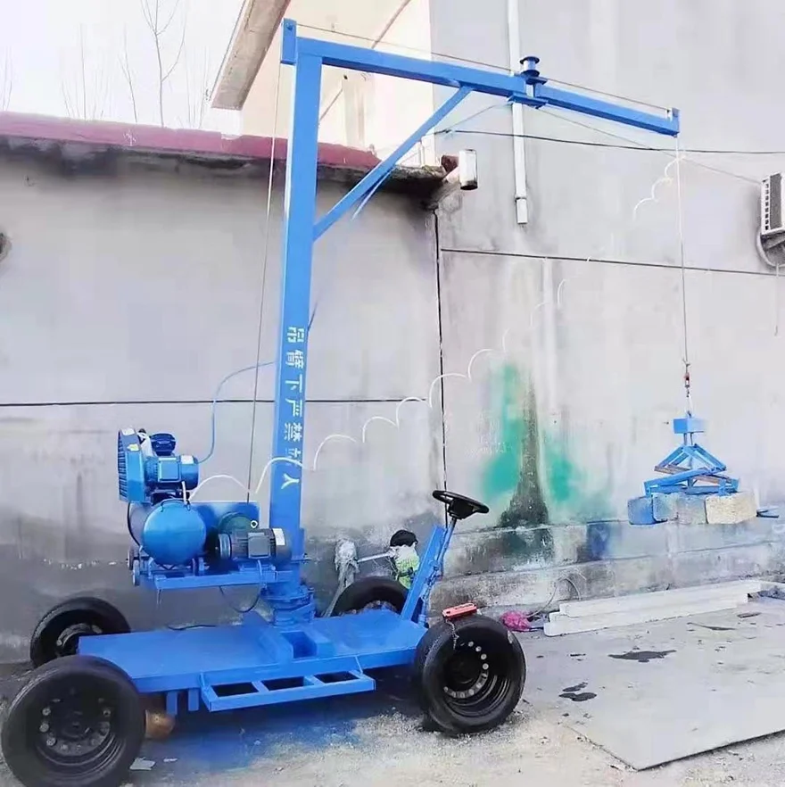 Manual palletizer brick making machine block cuber machine for bundle of blocks