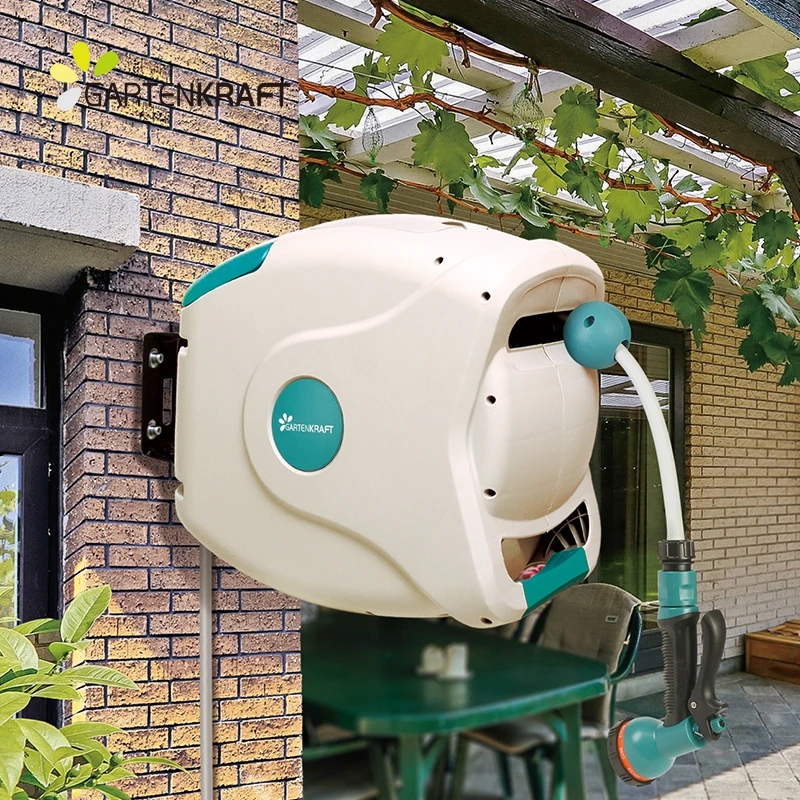 GARTENKRAFT 40 м/130 футов перезарядная настенная мойка высокого давления с катушкой для шланга