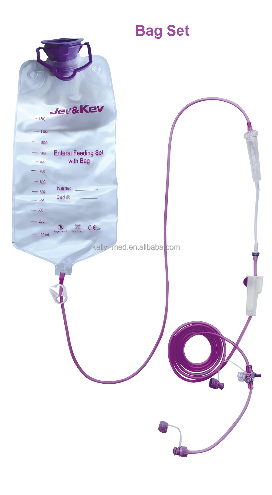 
Cheap Price Body Safe PVC Three-in-one Connector Stomach Gastrostomy Tube Feeding Tube 