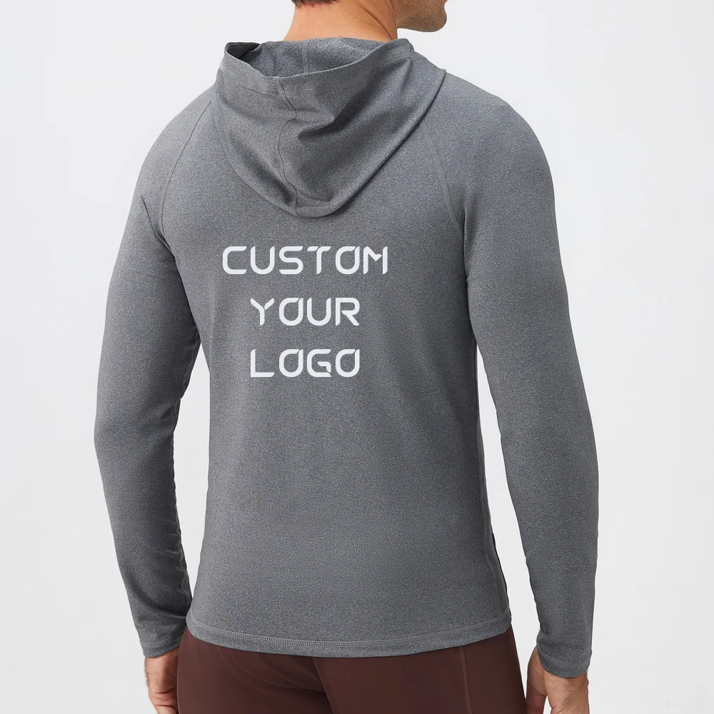 Oem Custom Logo Mens Jacket Stylish Casual Jacket Autumn Clothes Wicking Quick Dry hoodie Jacket With Zipper For Men