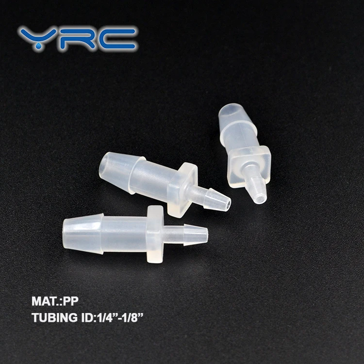 cheap mini plastic pp hose barb straight reducer pipe fitting