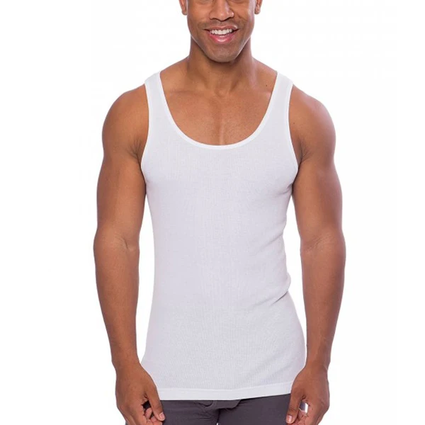 Мужская Одиночная упаковка майка в рубчик топ на бретелях