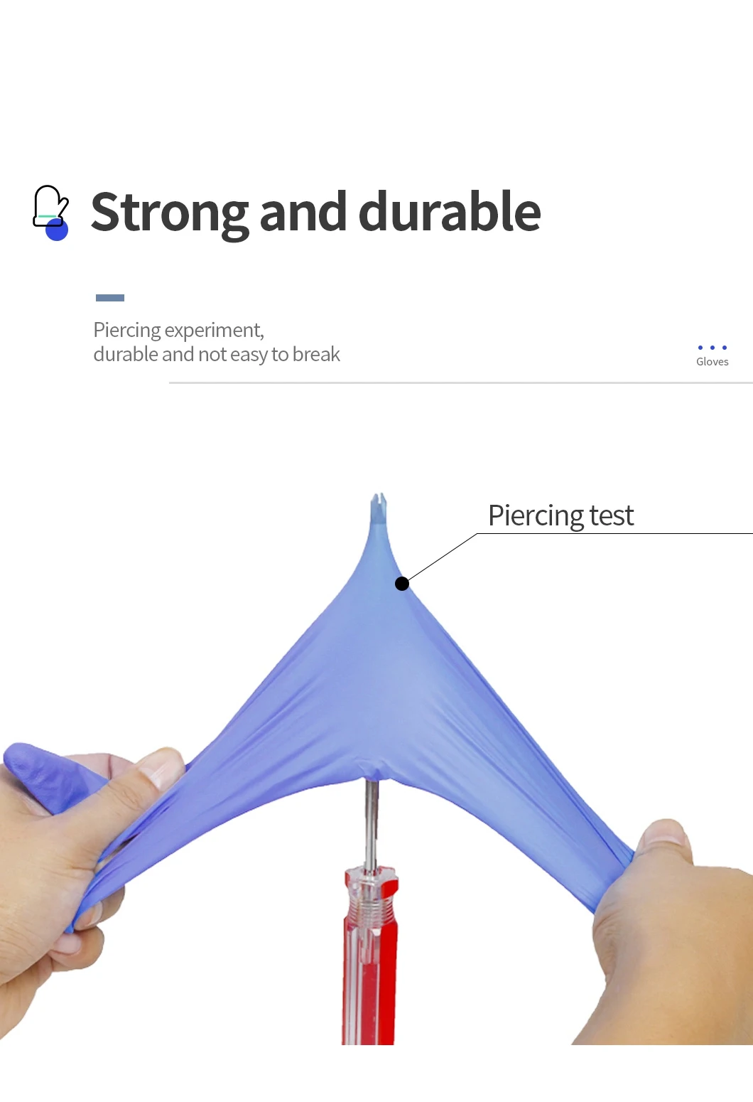 China Manufacture Disposable Blue Nitrile Glove Clinics Pure High Quality Powder Free 4g Nitrile Gloves