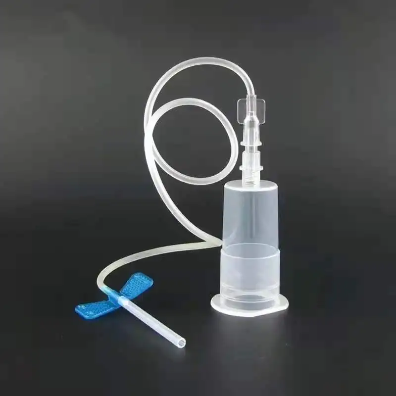 
Medical Safety Vacuum Blood Collection 23g Disposable Butterfly Needle 
