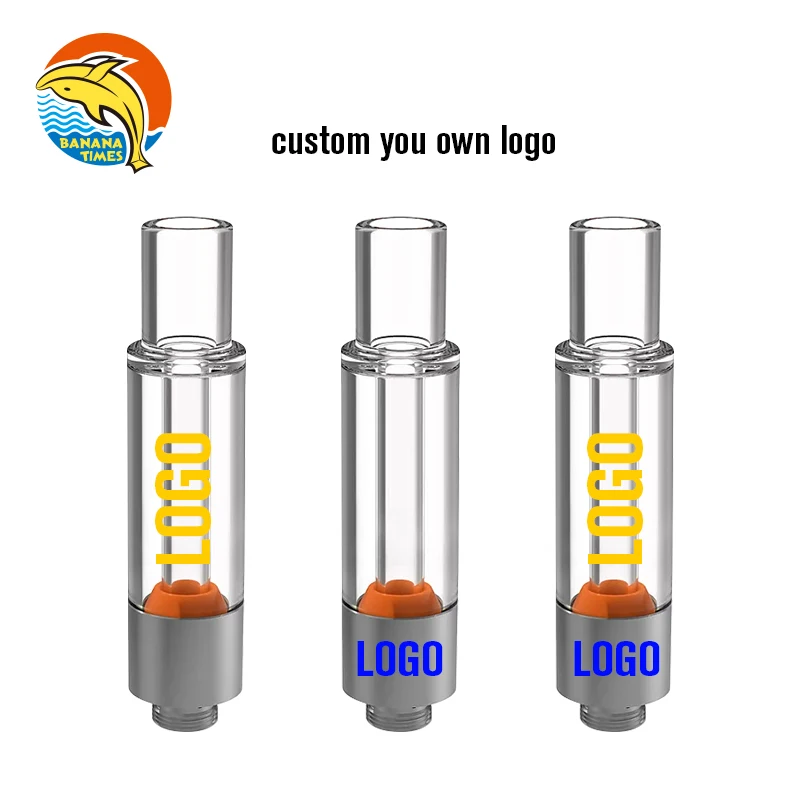 
2021 Utah Hot sale vape tank empty 0.5ml 1ml 510 glass tank glass vape cart 